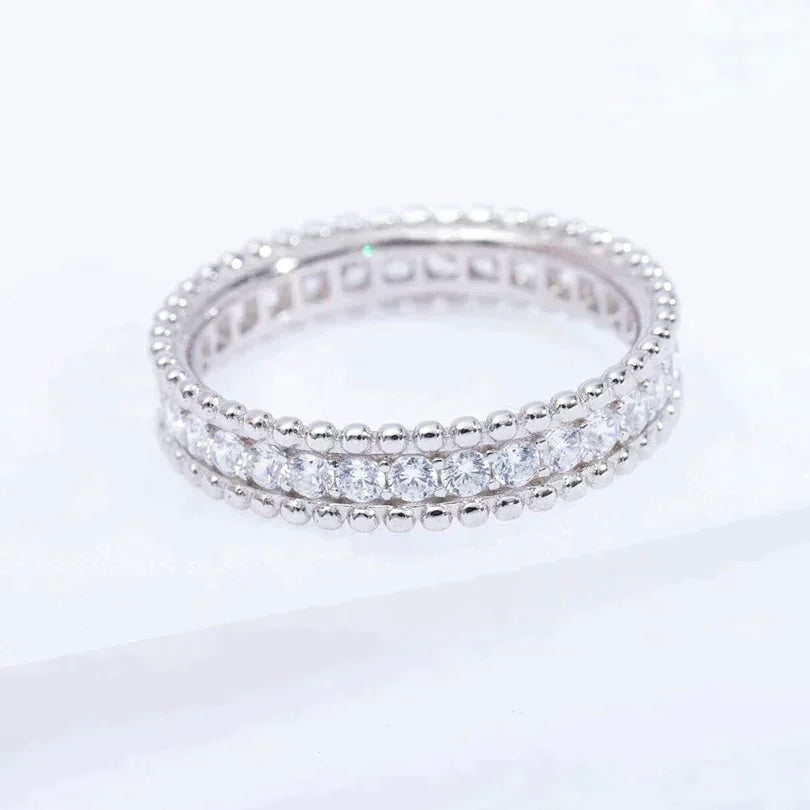 PERLEE DIAMOND SILVER RING