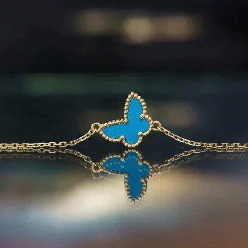 BUTTERFLY TURQUOISE BUTTERFLY BRACELET