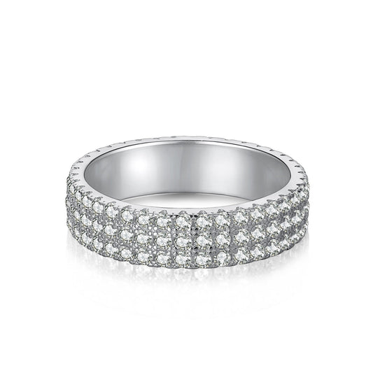 [XXX]Dainty Round Cut Tennis Ring