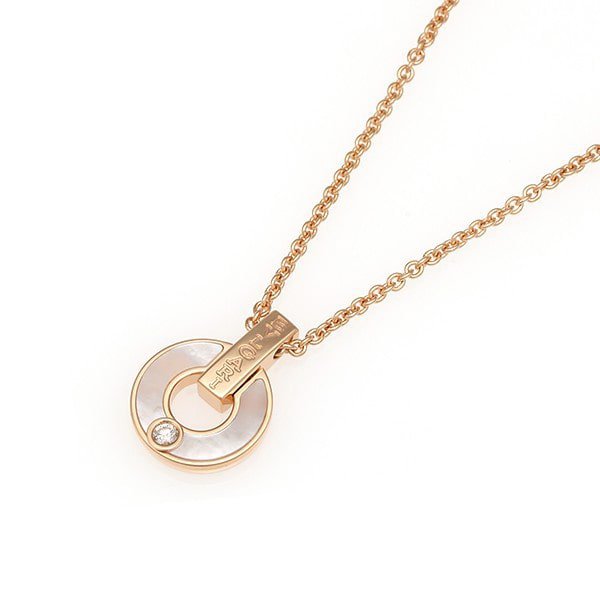 GARI NECKLACE PINK GOLD MOP