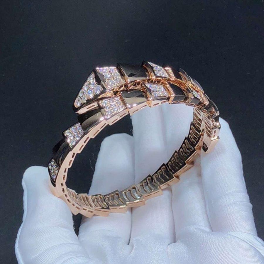 SERPENTI BRACELET PINK GOLD DIAMOND