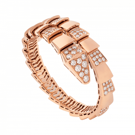 SERPENTI BRACELET PINK GOLD DIAMOND