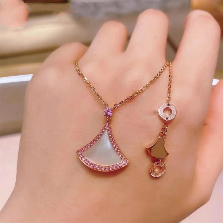 DREAM NECKLACE MOP DIAMOND PINK