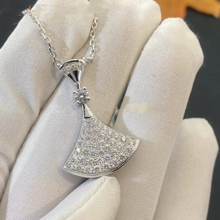 DREAM NECKLACE SILVER FULL DIAMOND