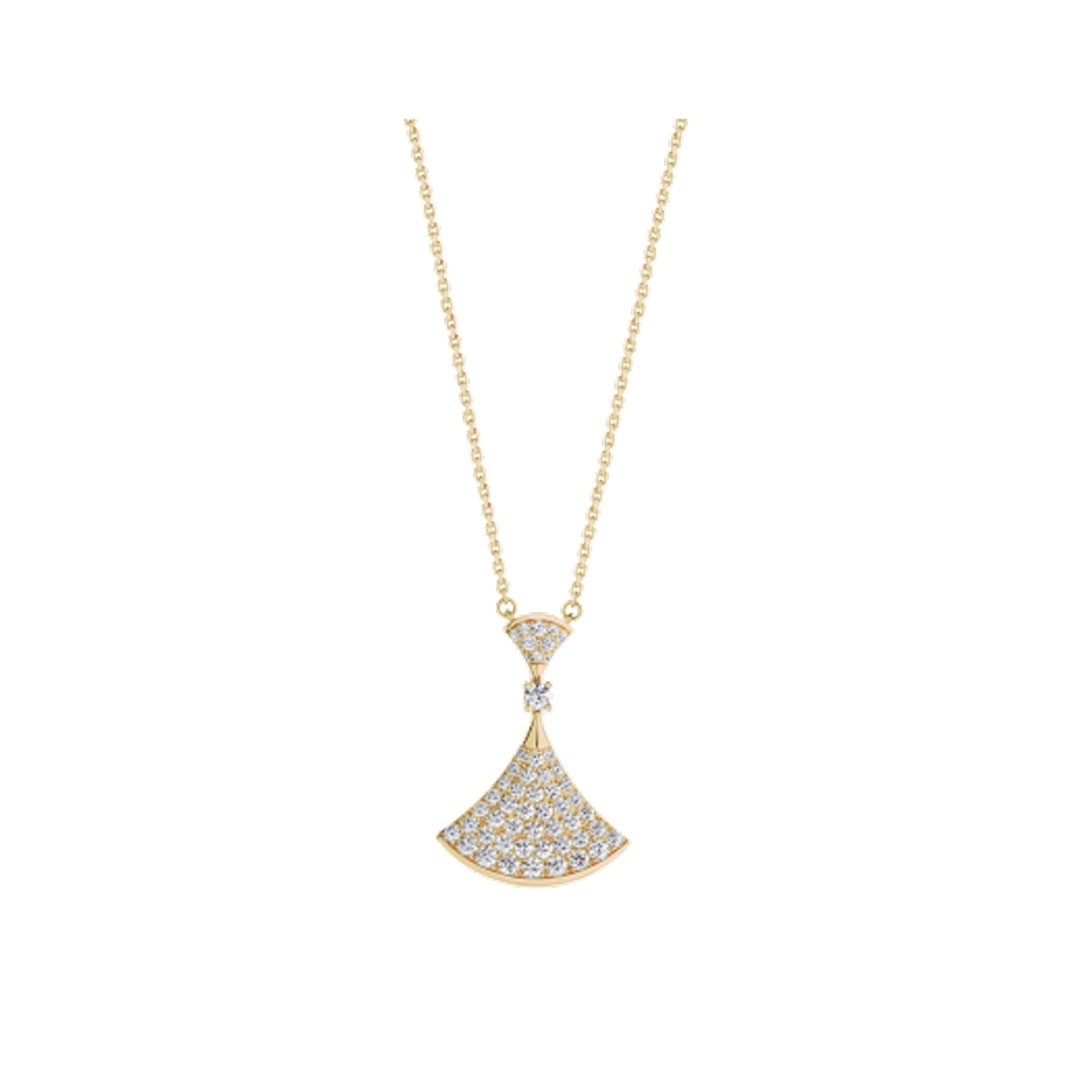 DREAM NECKLACE GOLD FULL DIAMOND