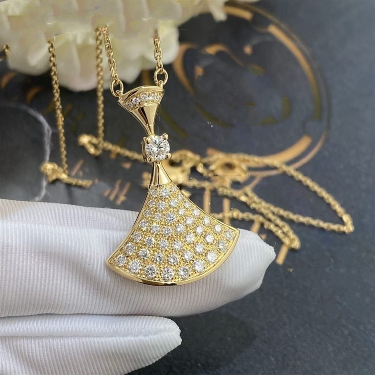 DREAM NECKLACE GOLD FULL DIAMOND