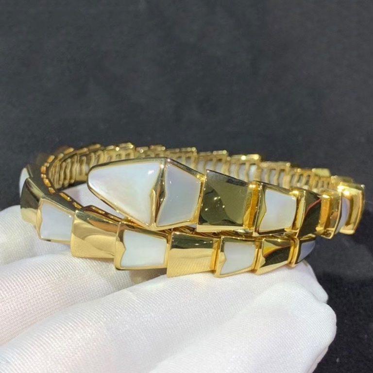 SERPENTI BRACELET MOP GOLD