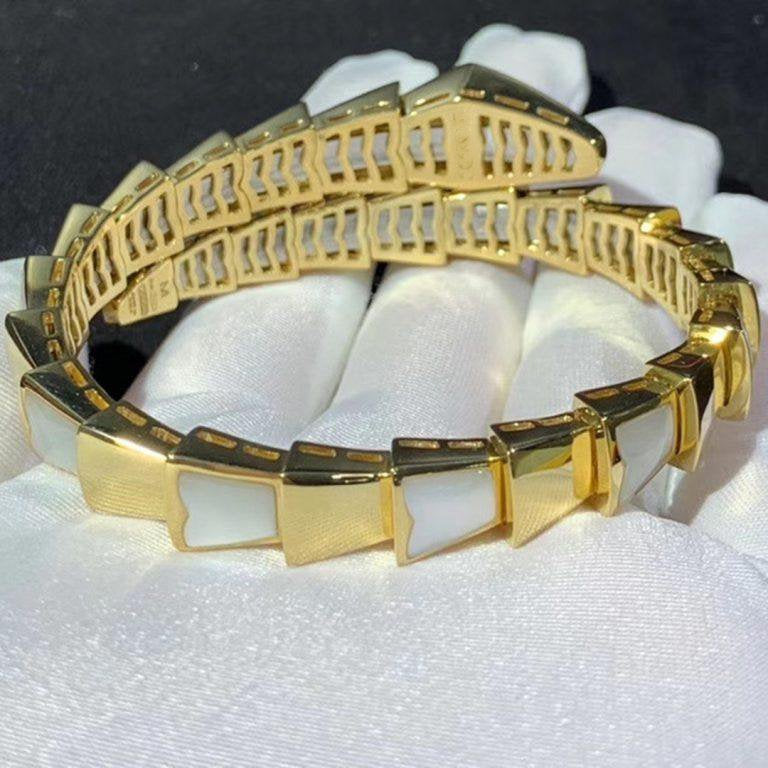 SERPENTI BRACELET MOP GOLD