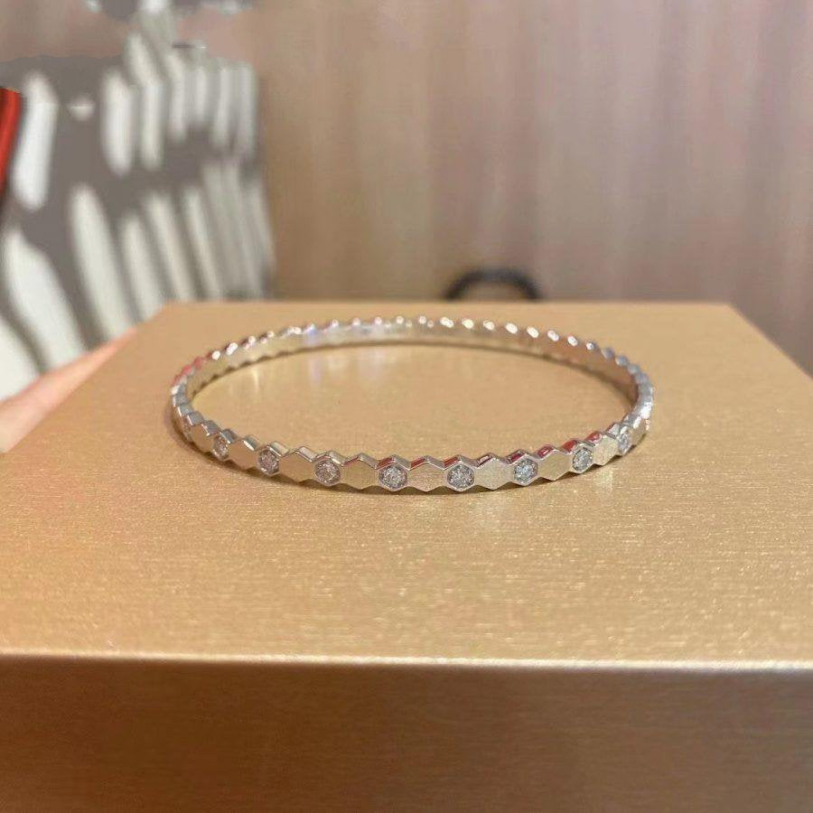 BEE LOVE SILVER DIAMOND BRACELET