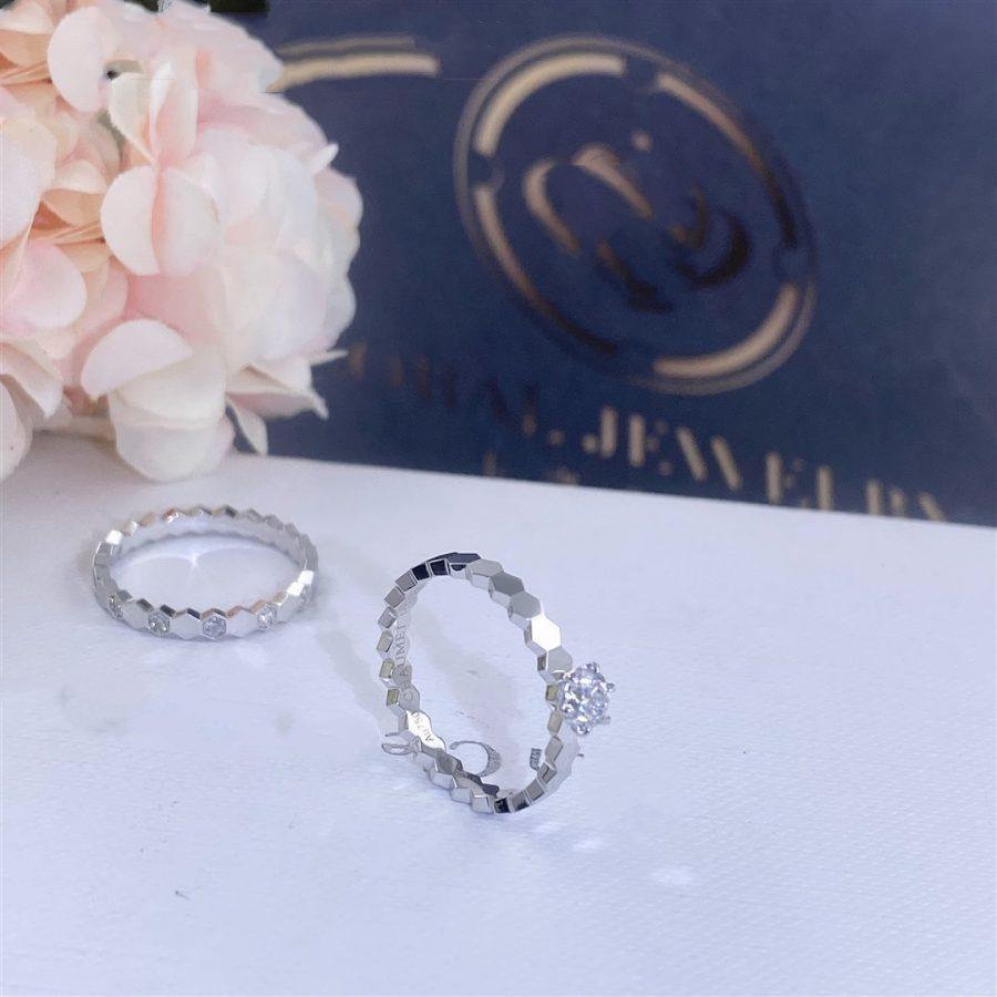 BEE LOVE RING SILVER 1 DIAMOND