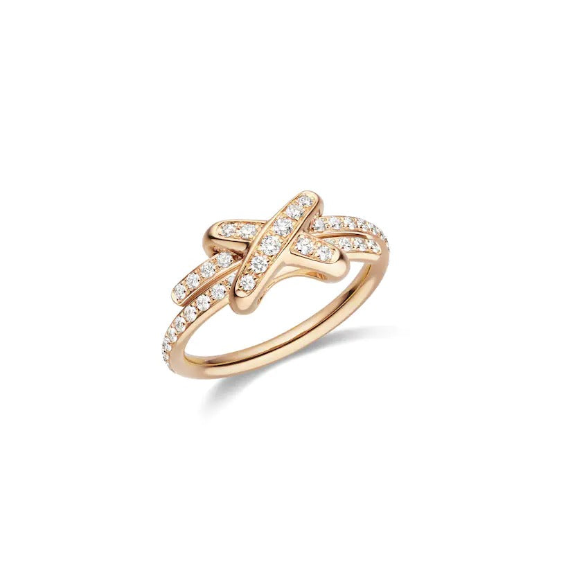 JEUX DE RING PINK GOLD DIAMOND