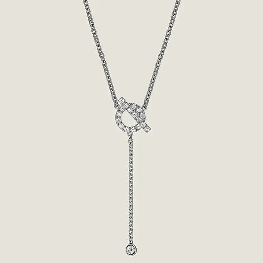 FINESSE SILVER DIAMOND NECKLACE