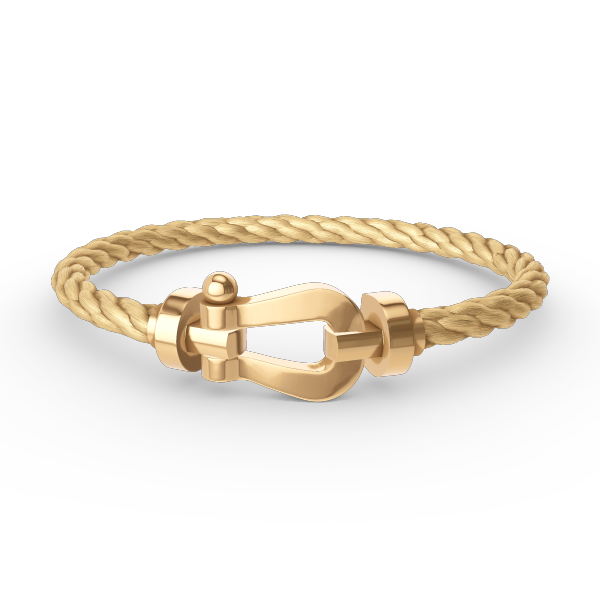 FORCE LARGE HORSESHOE NO DIAMOND BRACELET GOLD