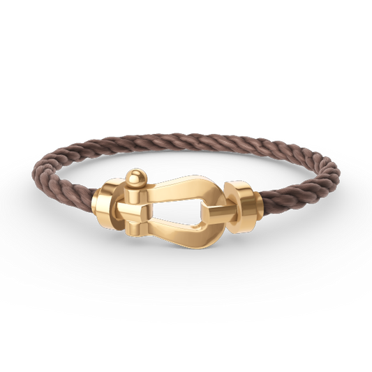 FORCE LARGE HORSESHOE NO DIAMOND BRACELET GOLD