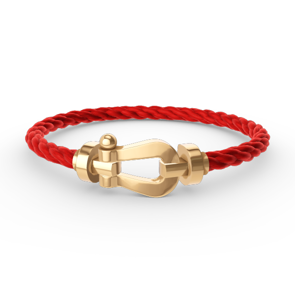 FORCE LARGE HORSESHOE NO DIAMOND BRACELET GOLD