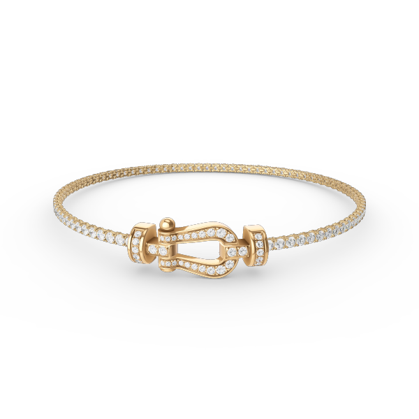 FORCE  HORSESHOE  DIAMOND TENNIS BRACELET