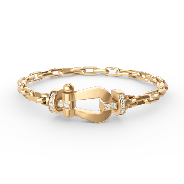 FORCE LARGE HORSESHOE CLASP  METAL BRACELET