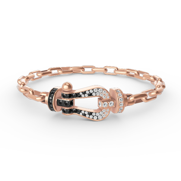 FORCE LARGE HORSESHOE CLASP  METAL BRACELET