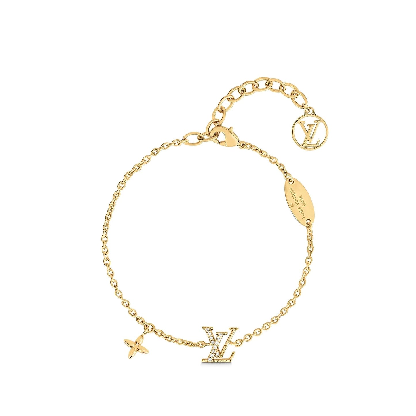 LOGO STAR MOTIF GOLD BRACELET