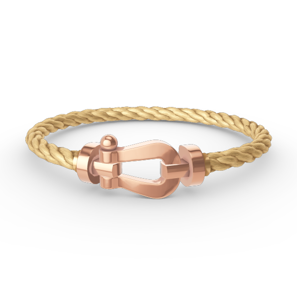 FORCE LARGE HORSESHOE NO DIAMOND BRACELET ROSE GOLD