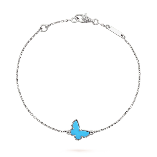 BUTTERFLY TURQUOISE BUTTERFLY BRACELET SILVER