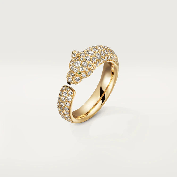 PANTHERE PINK GOLD DIAMOND RING